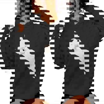 レトロ、ラマ、アルパカのデザイン。男性、女性、子供用。 レディースパーカー - Kawaiitshirt