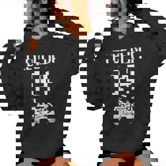 レベルアップ 14歳 誕生日プレゼント 男の子 女の子 レディースパーカー - Kawaiitshirt