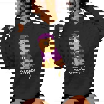 喜寿祝い 猫 ねこ ちゃんちゃんこ 男性 女性 猫好き 喜寿 お祝い 77歳 かわいい おもしろ オレンジ猫 レディースパーカー - Kawaiitshirt