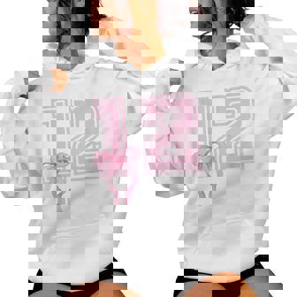 12 Years Old Birthday Girl Coquette Pink Bow Aesthetic Women Hoodie | Seseable FR