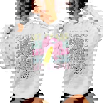 1St Grade Vibes Girl Coquette Bow First Grade Back To School Women Hoodie | Mazezy