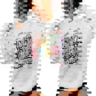 4Th Fourth Grade Dream Team Teacher First Day Back To School Women Hoodie | Seseable FR