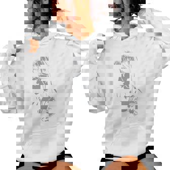 Anime Horror Girl Aestheticoft Grunge Waifu Japanese Otaku 長袖tシャツ レディースパーカー - Kawaiitshirt