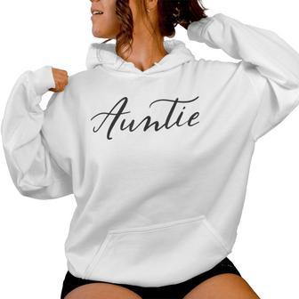 Auntie Women's Cute Fun Nephew Aunt Niece Kapuzenpullover für Damen - Geschenkecke