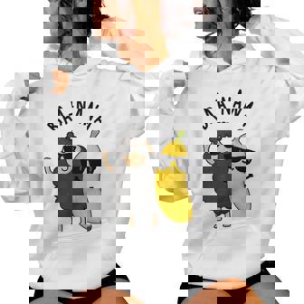 Baa-Nana おもしろバナナ羊しゃれ レディースパーカー - Kawaiitshirt