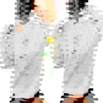 Best Dog Grandma Ever Dog Paw Daisy Flower Costume Puppy Women Hoodie - Monsterry