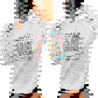 Blessed To Be Called Granny Floral Mother's Day Women Hoodie | Mazezy