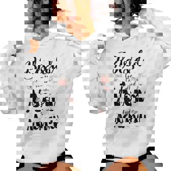 Blessed To Be Called Mom And Mamaw Floral Cute Women Hoodie | Seseable UK