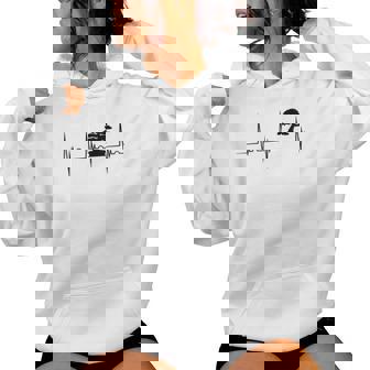 Bonsái Árbol Budismo Japonés Meditación Latido Del Corazón Ekg Pulso Cuello Sudadera con capucha para mujer - Regaloses