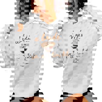 A Bride In A Tini Bit Coffee Style Women Hoodie - Thegiftio