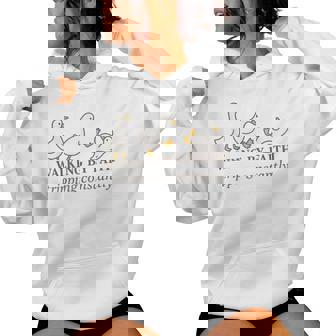 Christian Goose Walking By Faith Tripping Constantly Bible Women Hoodie | Seseable CA