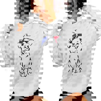Cochon Avec Drapeau Français France Sweat à capuche femme - Cadeauxyz