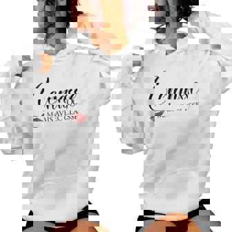 Connasse Mais Avec Classe Beau Cadeauoeur Amie Copine Sweat à capuche femme - Cadeauxyz