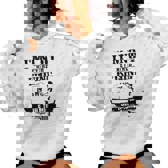 Cute I'm Not Retired Fishing Is My Full-Time Job ギフト レディースパーカー - Kawaiitshirt