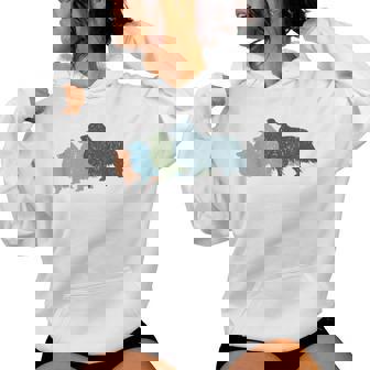 Dog Mom & Dad シルエット ヴィンテージ シェルティ シェットランド シープドッグ レディースパーカー - Kawaiitshirt