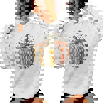 Fall Book Pumpkin Fall Librarians Bookworm Teachers Students Women Hoodie | Mazezy