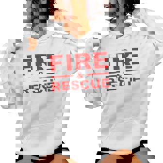 Fire Rescue 消防士 消防士 キッズ 若者 大人 男の子 女の子 レディースパーカー - Kawaiitshirt