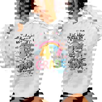 First Day Of 4Th Grade Back To School Teacher Girls Women Hoodie | Mazezy