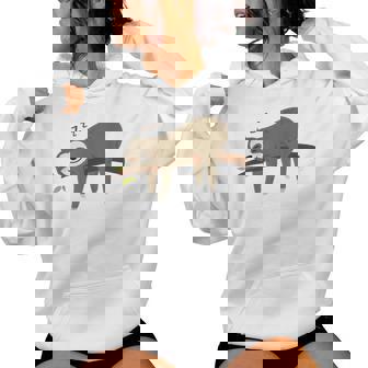 Cute Pajama Sleeping Pjs Sleep Pajamas Sloth Women Hoodie - Thegiftio