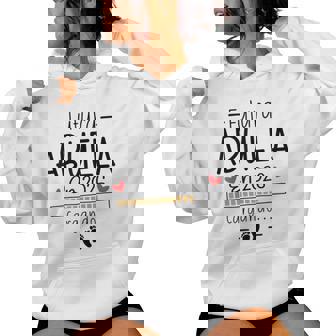 Futura Abuela Primeriza 2026 Anuncio Embarazo Abuelos Bebé Sudadera con capucha para mujer - Regaloses