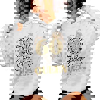 Geburtstag 60 Jahre Alt Jahrgang 60 Birthday Queen Kapuzenpullover für Damen - Geschenkecke