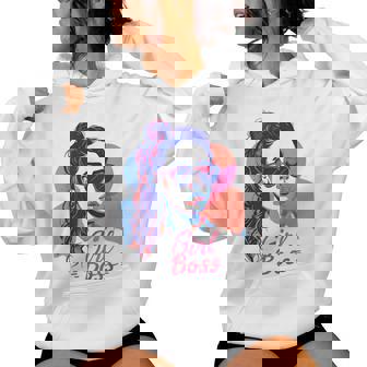 Girl Boss ポップアート セルフエンパワーメント レトロ 1950年代 レディースパーカー - Kawaiitshirt