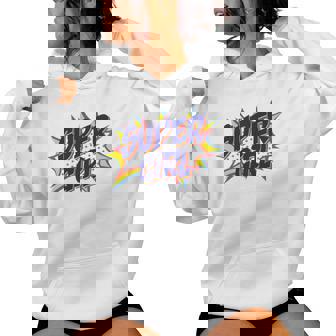 Girl Comicuper Retro Cool 長袖tシャツ レディースパーカー - Kawaiitshirt