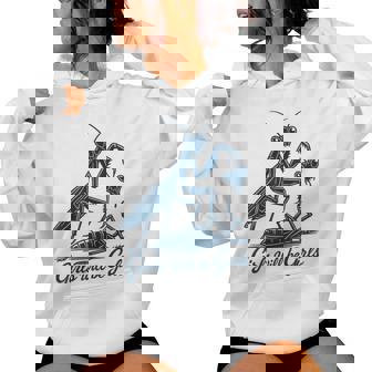 Girl Will Be Girls Praying Mantis Women Hoodie | Mazezy