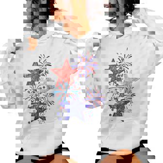 Girls 4Th Of July Fireworks Women Hoodie | Mazezy