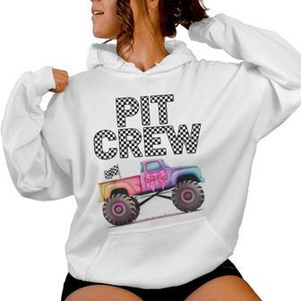 Girls Monster Truck Crew Squad Trucks Are My Jam Truck Lover Women Hoodie - Thegiftio UK