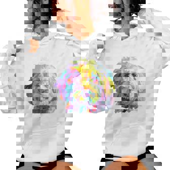 Goldendoodle ギフト ラブラドゥードル Cockapoo Mom カラフル ポップアート レディースパーカー - Kawaiitshirt