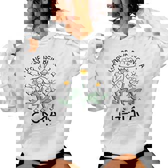 Happiness Is Being A G-Ma Daisy Flower Love Women Hoodie - Monsterry