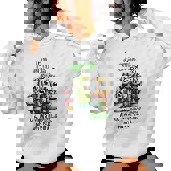 I'm No Cactus Expert But Know A Prick When Iee One レディースパーカー - Kawaiitshirt