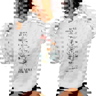 It Is Well With Myoul Christian 花柄 引用 クリスチャン 長袖tシャツ レディースパーカー - Kawaiitshirt