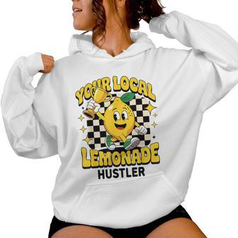 Lemon Stand Lemonade Entrepreneur For Boys Girls Crew Women Hoodie - Thegiftio UK