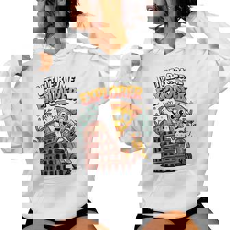 Little Explorer Roma Adventure Pizzacooter Recuerdo Para Niños Sudadera con capucha para mujer - Regaloses