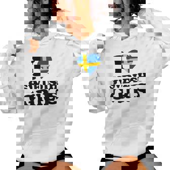 I Lovewedish Girls レディースパーカー - Kawaiitshirt