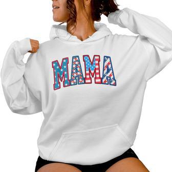 Mama Dada 4Th Of July American Family Matching Mom Dad Women Hoodie - Thegiftio UK