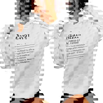 Mamie Fête Des Mères Grand Méres Maman Sweat à capuche femme - Cadeauxyz