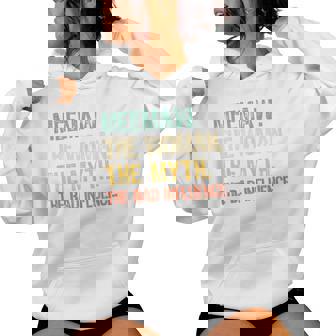 Meemaw The Woman The Myth The Bad Influence Mee-Maw Retro Women Hoodie | Mazezy