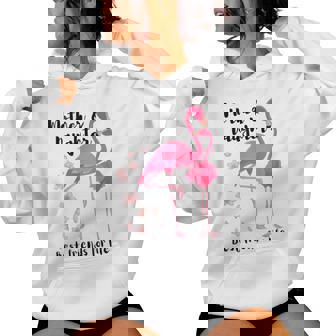Mother And Daughter Best Friends For Life Pink Flamingo Mom Women Hoodie - Thegiftio UK