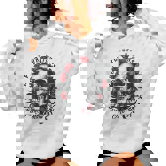 Motif Tête De Mort Et Roses Pour Homme Et Sweat à capuche femme - Cadeauxyz