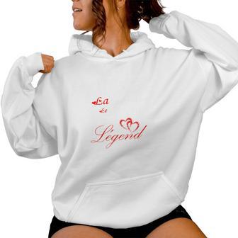 Nathalie La Femme Le Mythe La Legende Sweat à capuche femme - Cadeauxyz
