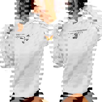 The Only Orange Monarch I Want Monarch Butterfly Protest Women Hoodie - Monsterry