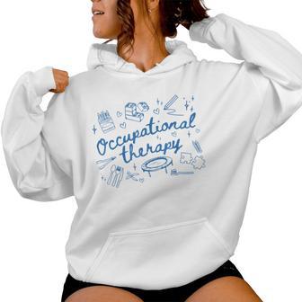 Ot Occupational Therapy Vintage Ot Month Groovy For Women Women Hoodie - Thegiftio UK