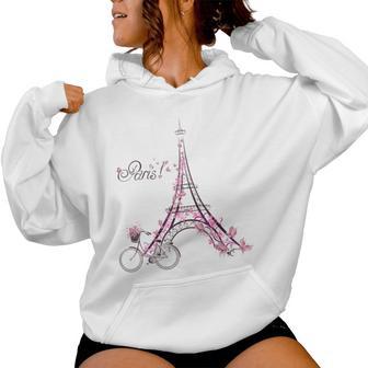Paris Tour Eiffel Avecélo Filles Garçonsoyageacances Sweat à capuche femme - Cadeauxyz