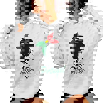 Portugal Girl Portugués Es Portugal Bandera Sudadera con capucha para mujer - Regaloses