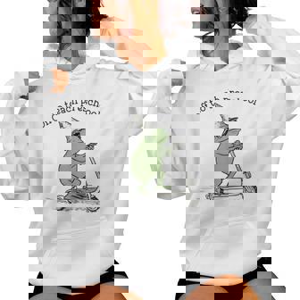 Pre K Grade Teacher Frog Back To School Preschool Women Hoodie - Thegiftio