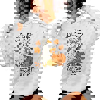 Pumpkin Spice Goose Fall Coffee Lover Autumn Season Women Hoodie - Thegiftio