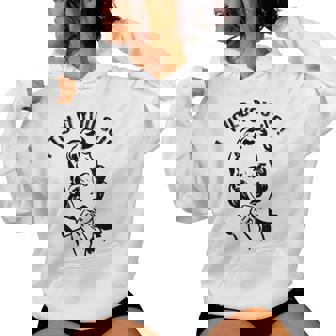 Retro Comic Style I Told You So Mother Humor Women Hoodie | Mazezy